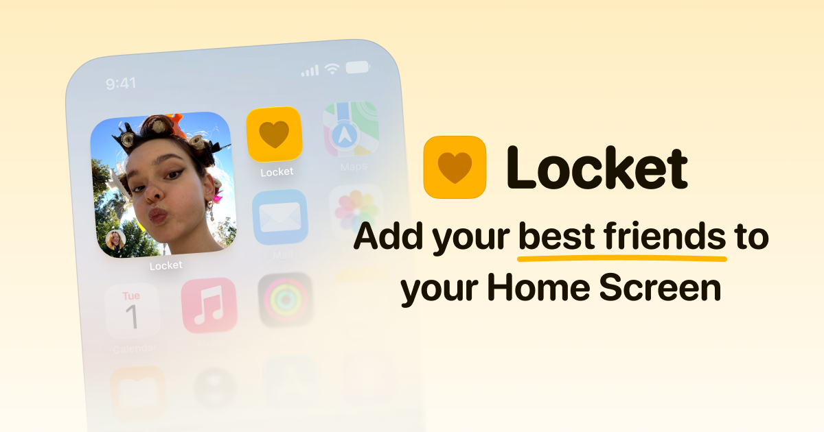 Locket website preview